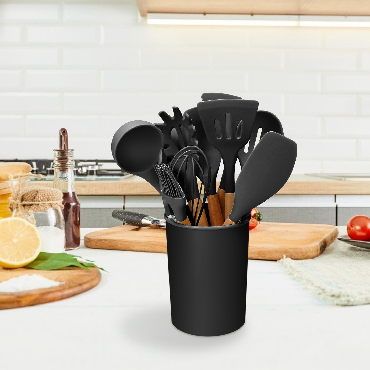 11 Piece Silicone Cooking Tool Set
