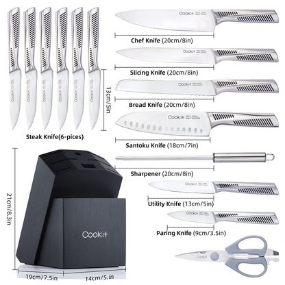Hemniq Chef Knife Set – 15 Pieces